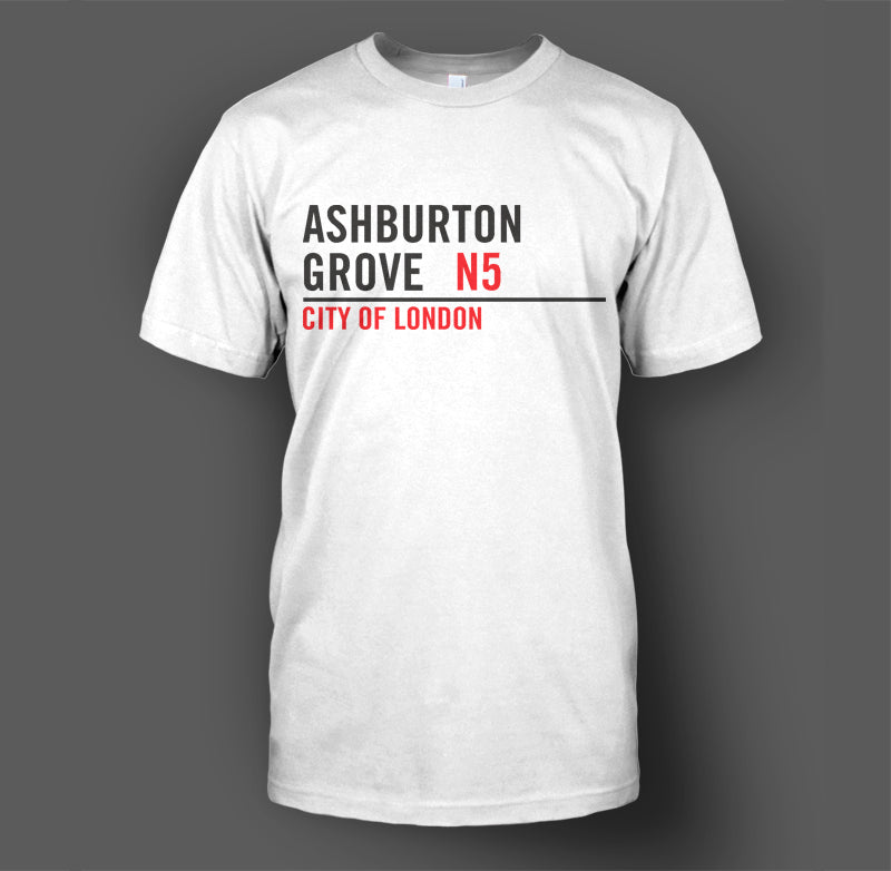 Ashburton Grove Street Sign T-Shirt