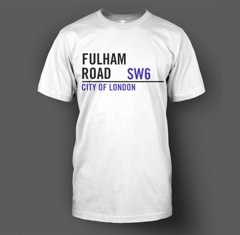 Fulham Road Street Sign T-Shirt